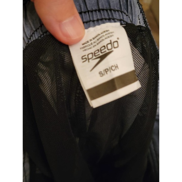 Speedo Men's Swim Trunks 20 Inch Knee Length Boardshorts Blue Small - Picture 11 of 14